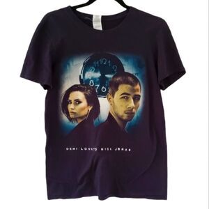 *Demi Lovato Nick Jonas Concert Tour Tee S